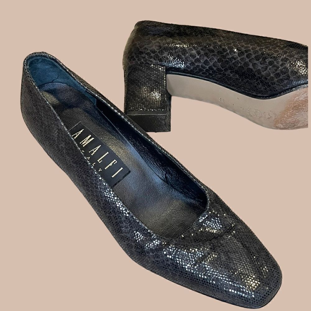 Amalfi Snakeskin Heels - Made in Italy - Picture 4 of 5